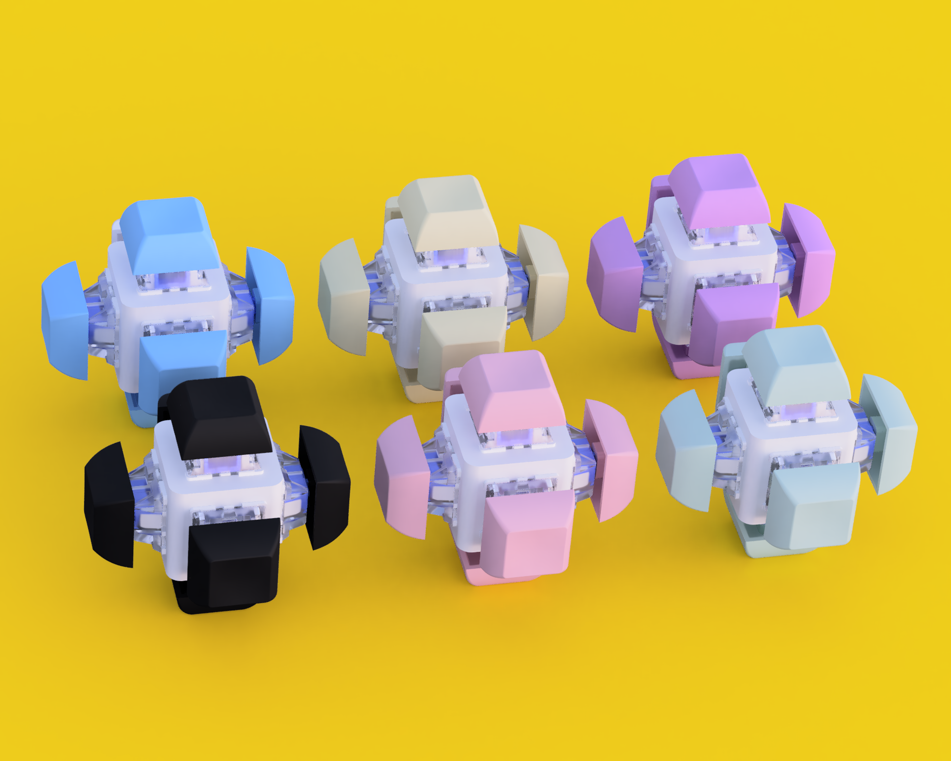 Mechanical Keyboard Fidget Cube