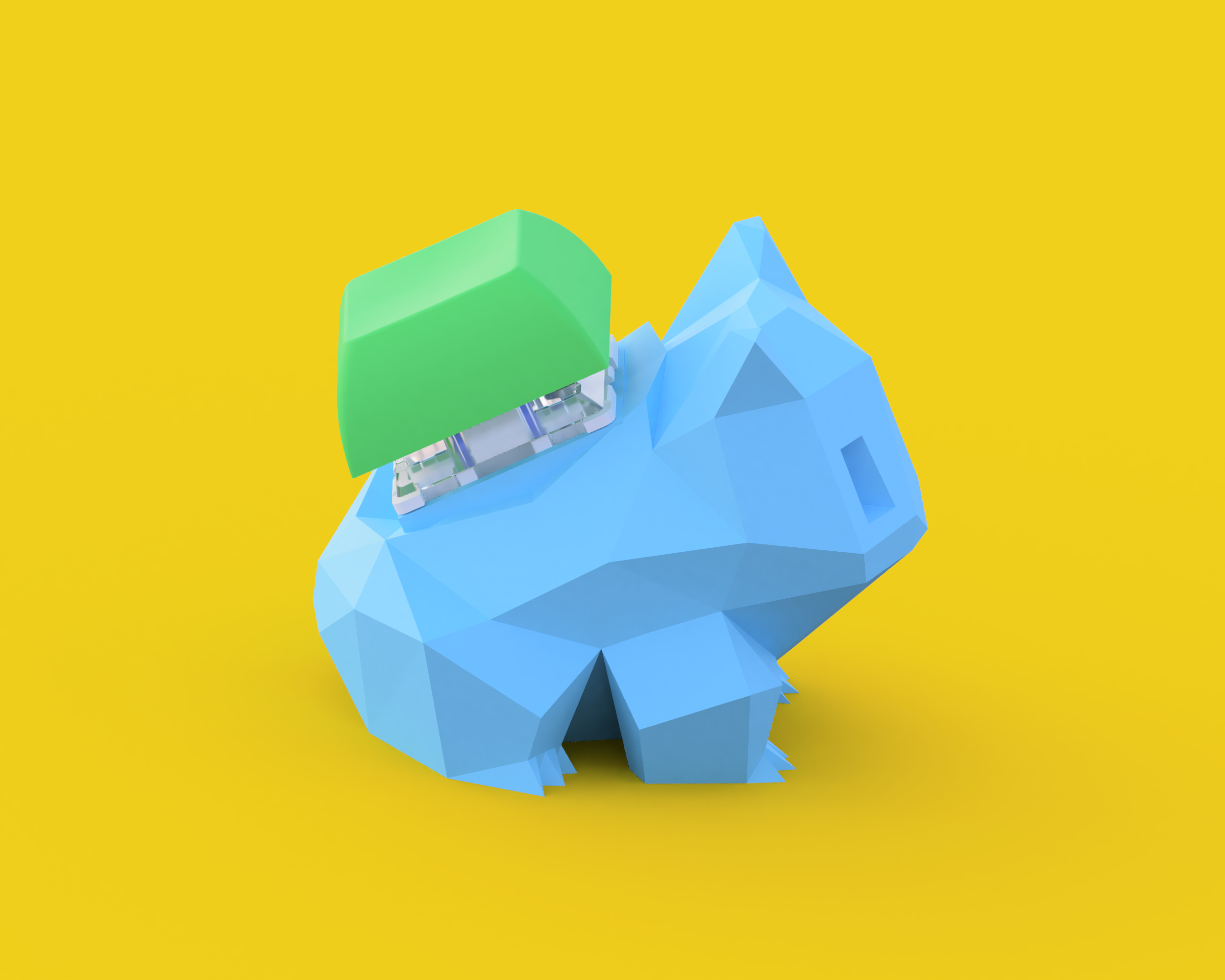 Bulbasaur Low Poly Keyboard Fidget Toy