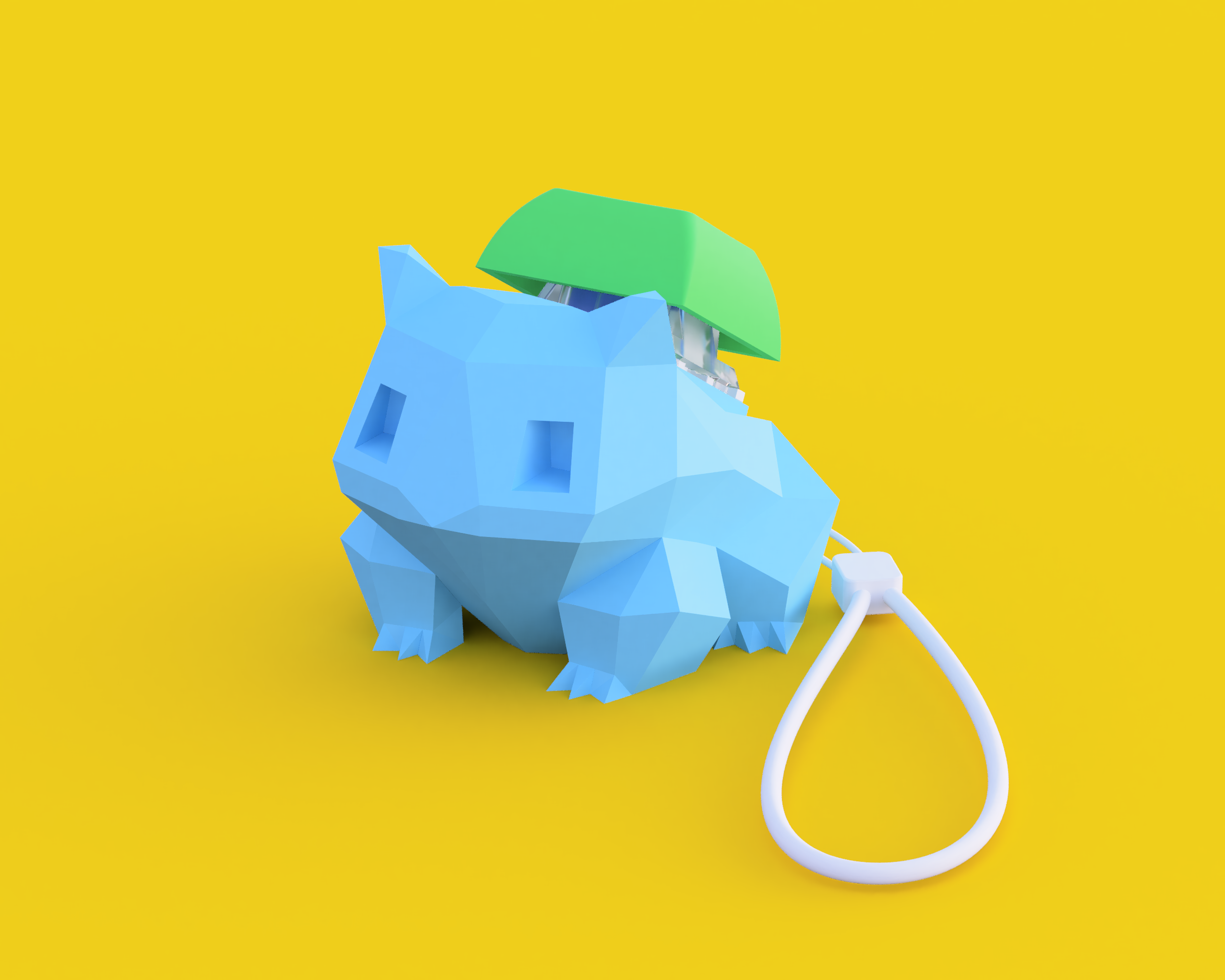 Bulb Low Poly Fidget - X3 Pack