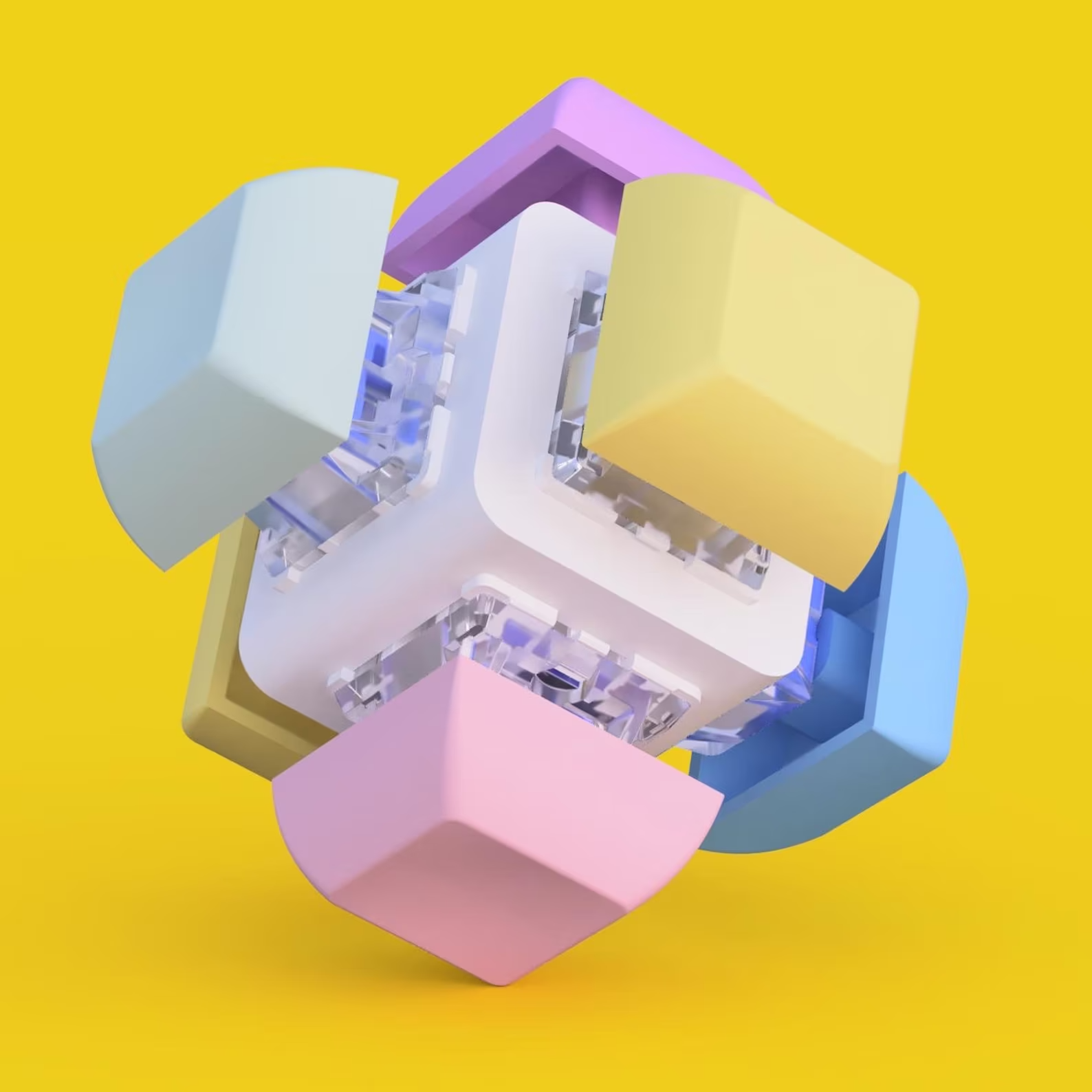 Mechanical Keyboard Fidget Cube