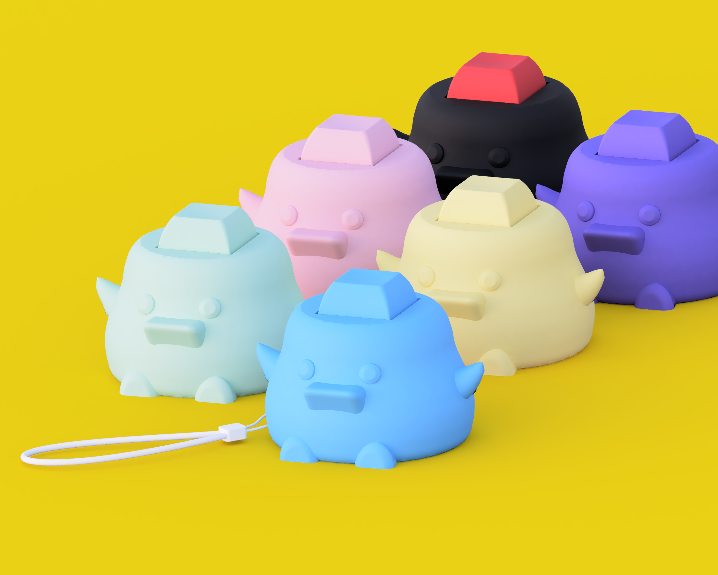 Platypus Keyboard Clicky Fidget