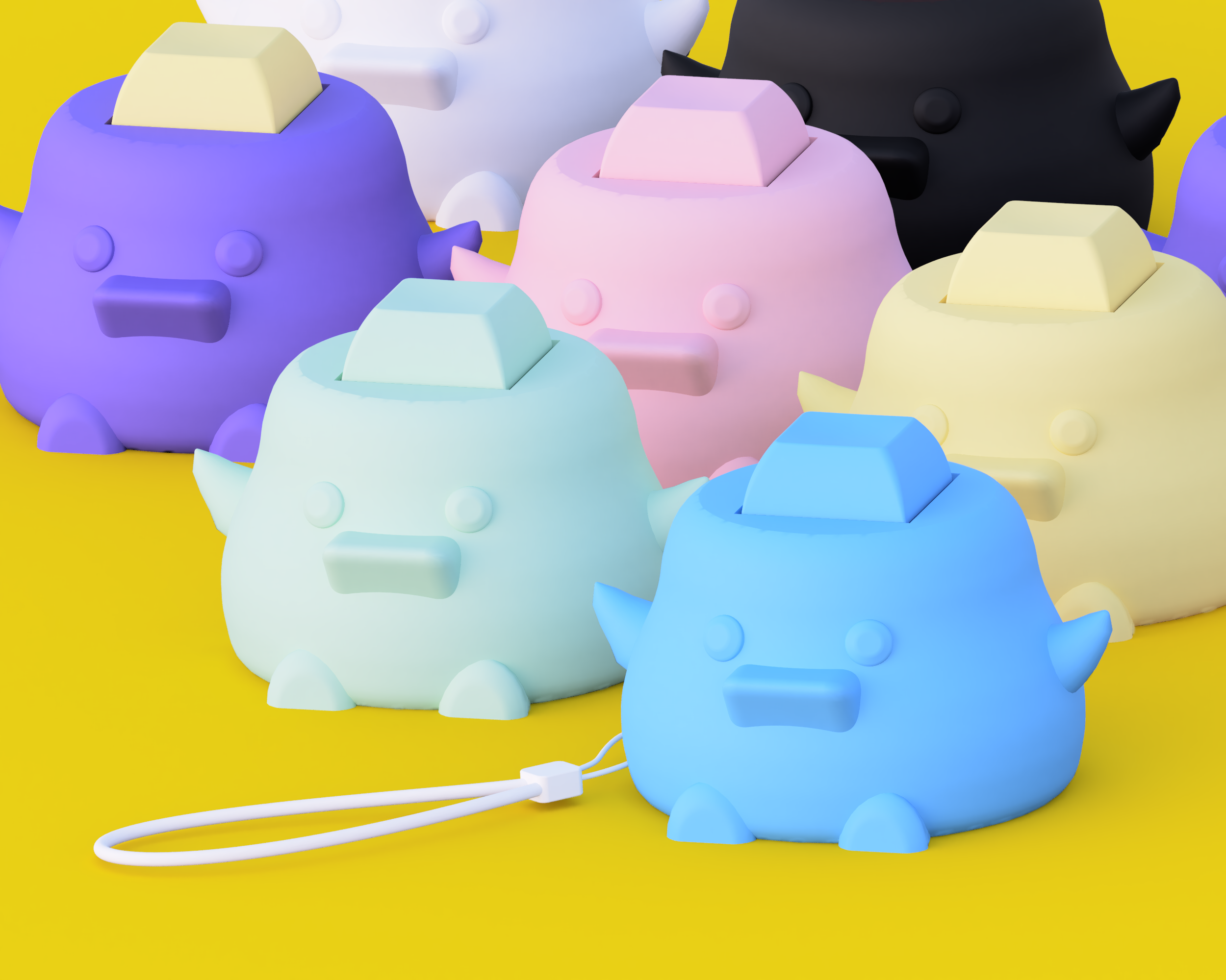 Platypus Keyboard Clicky Fidget