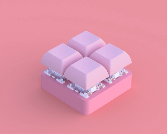 All Pink Mechanical Fidgets