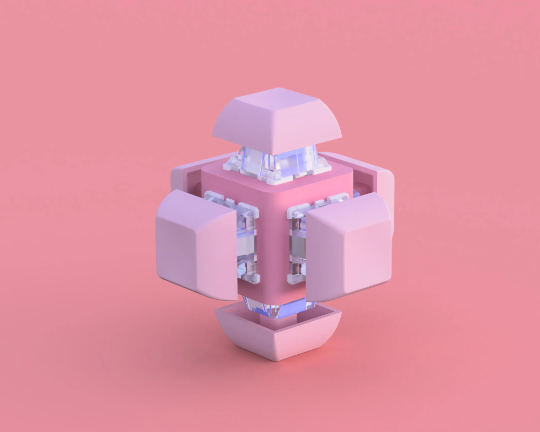 All Pink Mechanical Fidgets