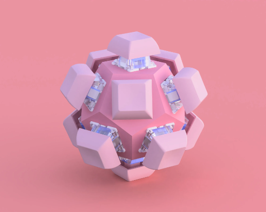 All Pink Mechanical Fidgets