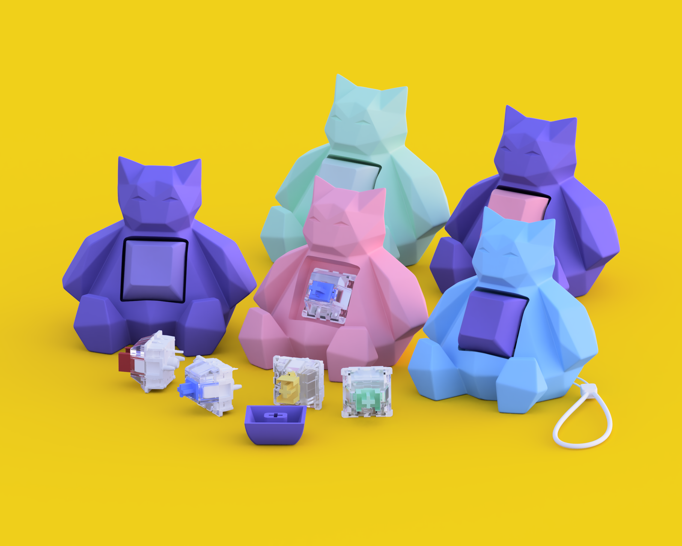 Snorlax Keyboard Clicky Fidget