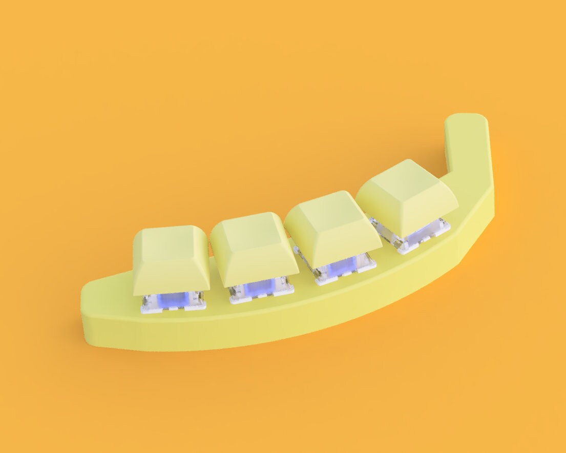 Banana Desktop 4 Key Fidget
