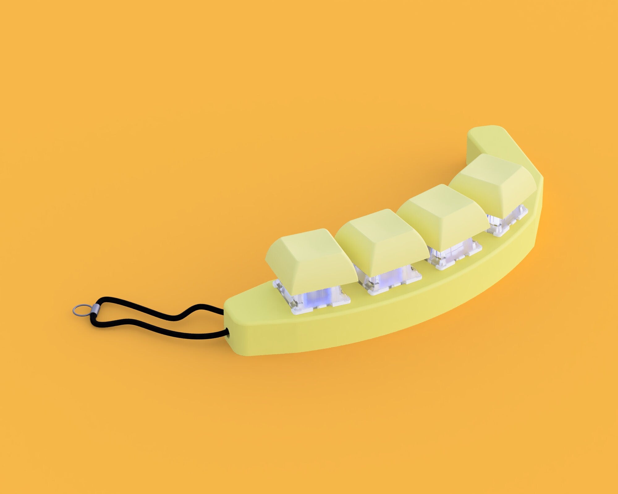 Banana Desktop 4 Key Fidget