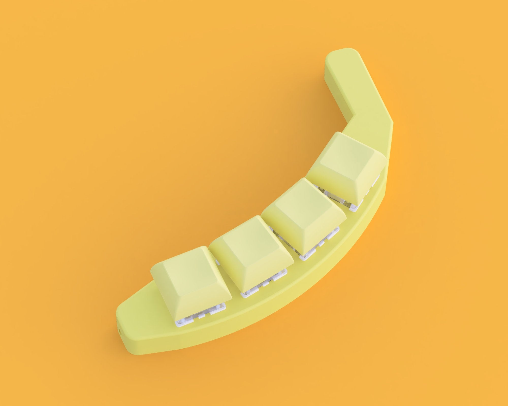 Banana Desktop 4 Key Fidget