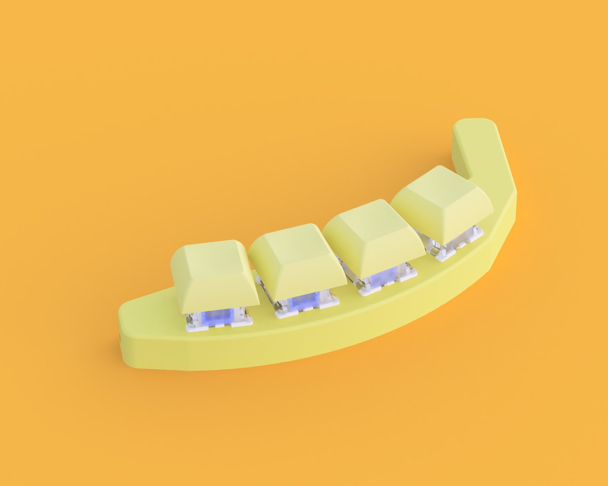 Banana Desktop 4 Key Fidget