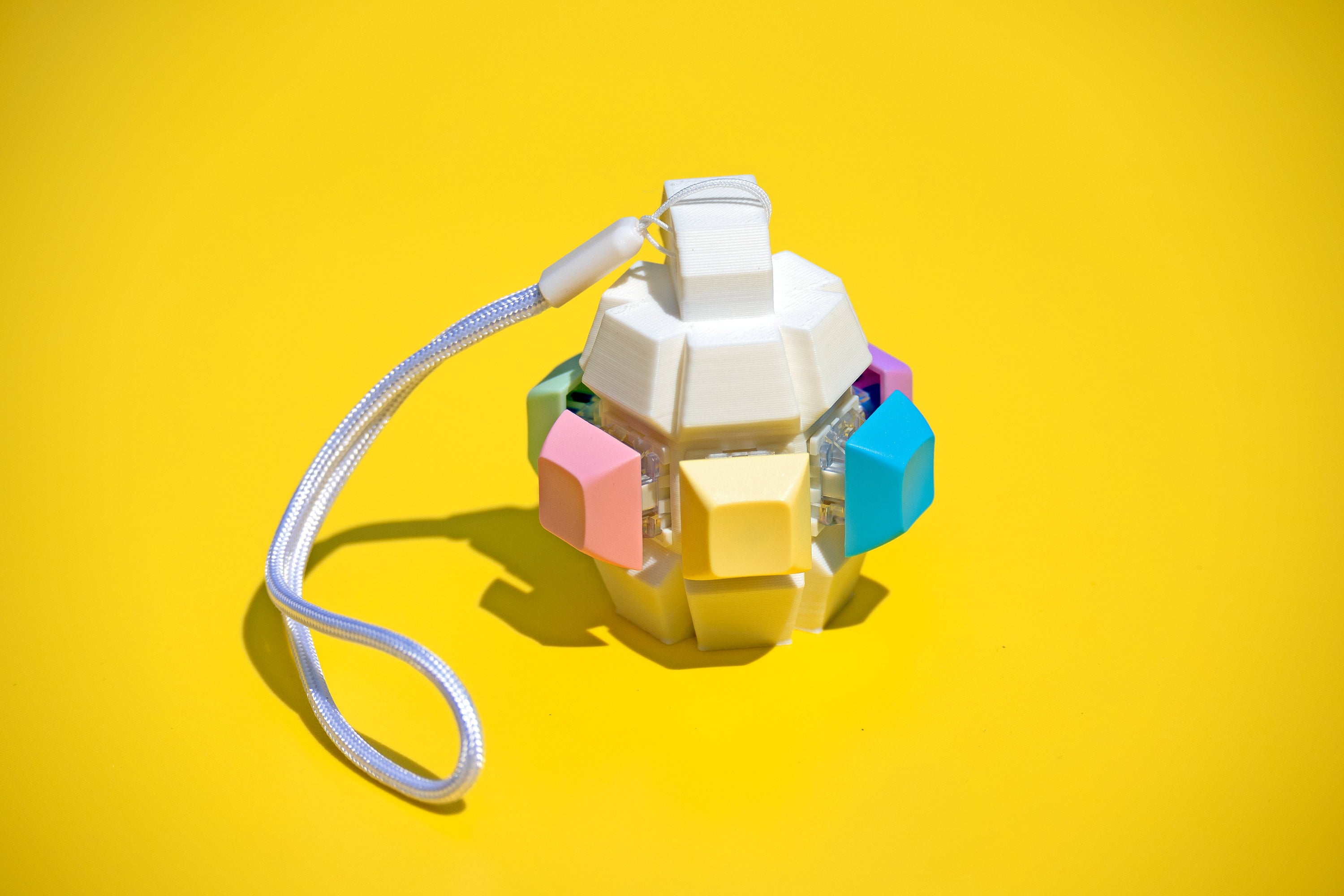 Mini Keyboard Grenade Fidget - 5 Key