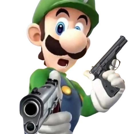 Luigi With Gun Keycap Set - 3