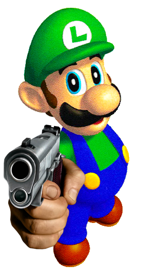 Luigi With Gun Keycap Set - 3