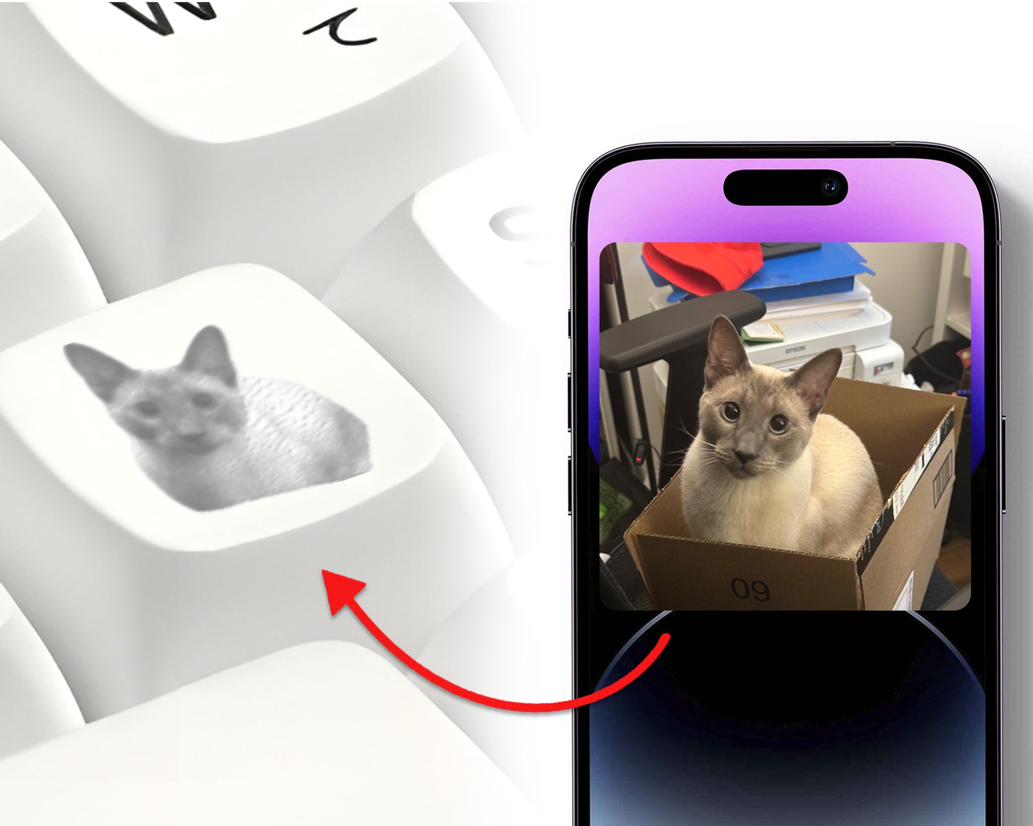 Custom Laser Keycap Service